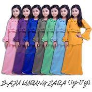 Ready Stock Baju Kurung ZARA (1Y-12Y) - 7 Colors Koleksi Raya 2023 Baju Raya Budak Perempuan Kurung 