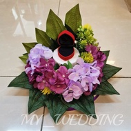 Sirih Junjung Artificial Siap Gubah + Bekas Cincin sirih Junjung Simple Bunga Hydrangea