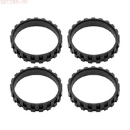 Vacuum Robot Tires 4 Pack for Wheels Series 5 6 7 8 9 I7 S9 Plus Anti Slip