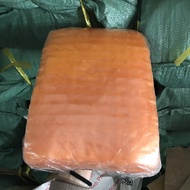 Red square rice paper used to roll butter