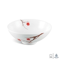 Pink Ochna: Porcelain Soup Bowl 15cm (Minh Long I)