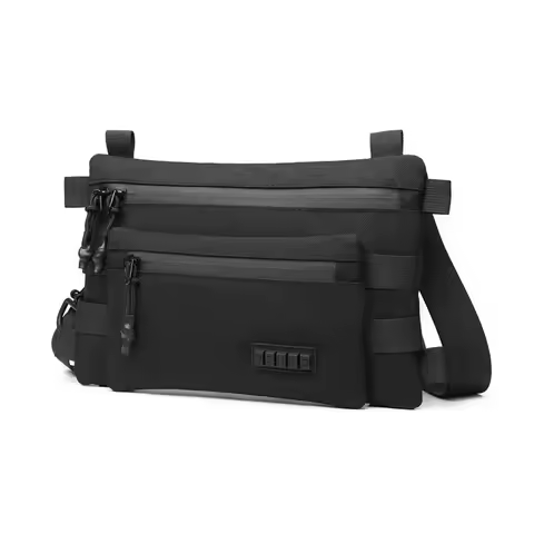 OZUKO Men Chest Bag Waterproof Satchel for Men and Women Leisure Sports One-shoulder BMessenger Bag