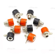 5 red+5 black Socket DIY Tester Instrument Terminal 4mm Banana Binding Post Insert Connector  MY9B