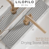 Drying Stone Sink Diatomite Stone Kitchen Sink Faucet Protector