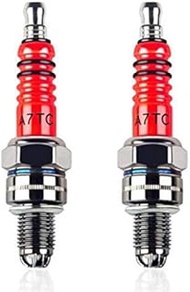 Engine spark plug 2/4Pcs Spark Plug CR7HSA ATRTC High Performance 3 Electrode/Fit For GY6 50cc-150cc