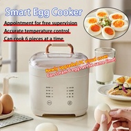 【Ready Stock】8 Mode Egg Boiler Egg Steamer Half Boiled Egg Maker Telur Separuh Masak Maker 煮蛋器 Egg Timer蒸蛋器 Breakfas