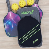 MAXVI pickleball accessories include pickleball racket cover, pickleball bag, pickleball ball and me