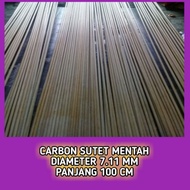 Carbon Sutet Mentah 7 Mm 100 Cm