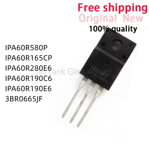 (5piece) New 3BR0665JF 60R580P 6R165P 6R280E6 6R190C6 6R190E6 IPA60R580P IPA60R165CP IPA60R280E6 IPA