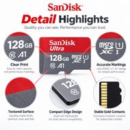 SanDisk Ultra Micro SD TF Card 8-128GB Class10 A1 UHS-I for Phone Camera Recorder