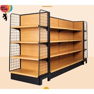 Adjustable Gondola Wall Middle Display Rack Supermarket Single/Double-Sided DIY Combination