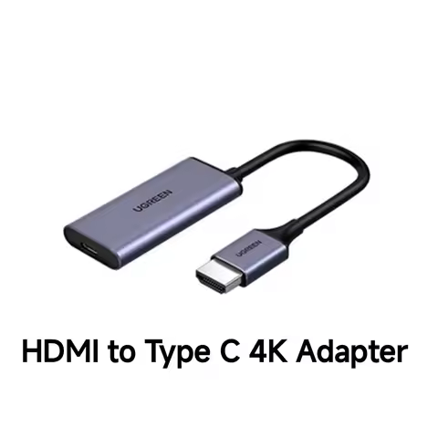 HDMI to Type-C Adapter Converter for Ugreen EM3 INMO AR Glasses PC Laptop MacBook Pro Air iPad 4K 60