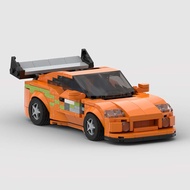 MOC Building Blocks Supra MK4 Orange Version Speed Series