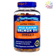 PURE ALASKA OMEGA - 100% 天然野生阿拉斯加三文魚油Omega-3 1000mg 210 粒 (68188)(平行進口)BBF:27年3月底