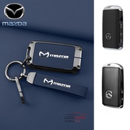 【Ready Stock】Zinc Alloy Car Key Case Cover Shell For New Mazda 2 Mazda 3 key cover Mazda CX3 Cx30 cx