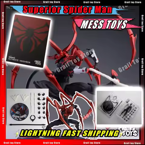Hot Mess Toys Doctor Octopus Spider Man Peter Parker Superior Spiderman Anime Action Figures Figurin