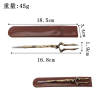 Metal Hookah Accessories Hookah Fork Leather Case Fork with Picking Needle Two-in-One Pipe Paste For