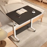 可折疊電腦桌 臥室家用簡易繪畫桌 可移動升降床邊電腦桌 移動書桌子（平行進口）（快遞送貨上門）