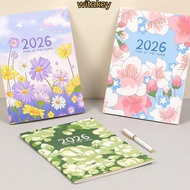 WITATA 2026 Schedules Notebook, Life Check-in Work Efficiency Planner Notebook, Efficient A4 A5 Lear