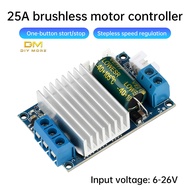 DIYMORE DC 6-26V 300W BLDC three-phase DC brushless hallless motor controller Motor driver board Vio