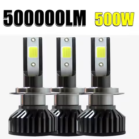 Car Headlight Bulbs 500W 500000LM H7 H4 H1 H8 H11 LED Light H7 H11 H8 LED Fog Auto Lamp 6000K 5570 9