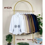 KEMEJA SULAM COTTON , BLOUSE SULAM
