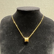 YG122 - 916 Yellow Gold Forever Love Necklace