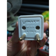 Vinakip power plug converts 3-pin drive into 2 pins - converts 3-pin charging