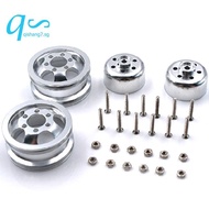 Metal Upgrade Shock-Proof Wheel Hub Rim for  B1 B16 B24 B36 C14 C24 1/16 RC Truck with Screw