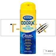 Xịt Khử Mùi Chân Dr.Scholls Odor-X Ultra Odor-Fighting Spray Powder 133GR