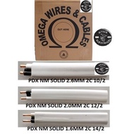 ♞OMEGA PDX WIRE NM Non Metallic ROMEX LOOMEX Wire Duplex Solid Flat Wire 14/2 12/2 10/2 Approx 75Mt