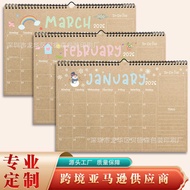 Calendar 18 Desk Calendar Monthly Special 2027 Creative Simple English 2026 Wall Calendar