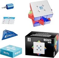 MoYu MFJS Cubing Classroom MeiLong 3M V2 3 x 3 x 3 m Positioning 3 x 3 55.5 mm Speed Magic Puzzle Cu