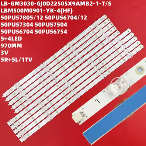 LED Backlight for 50PUS7855 50PUS7805/12 50PUS7304 50PUS7504 50PUS6704 50PUS6704 50PUS6754 50PUS7354