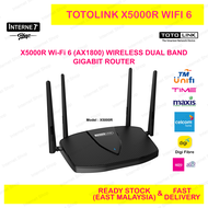 TOTOLINK AX1800 X5000R WIFI 6 WIRELESS DUAL BAND GIGABIT ROUTER aka ax10 ax73 ax50 ax3 ac23 tenda xi