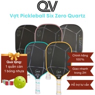 Genuine Quoc Viet Badminton Six Zero Quartz pickleball racket has strong control, power and bounce a