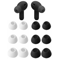 3 Pairs, Replacement Silicone Ear Tips Compatible for JBL Wave Beam 2 /Wave Beam /Tune Beam, Soft Ru