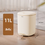 (พร้อมส่ง)ECOCO ถังขยะ 7/11ลิตร ถังเหยียบ ในตัวสองชั้น สามารถเก็บถุงขยะE2228