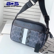 TAS Coach 9965 Graham Crossbody in Blocked Sign Canvas With Varsity