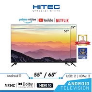 Hitec 4K DLED Android TV U88 (55" / 65") Android Smart TV with  HDR10 / YouTube / Netflix / MyTV / Google Play