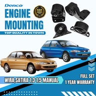 DENCO Premium Proton Engine Mounting Wira Satria 1.3 1.5 Mt Manual enjin mount Full Set