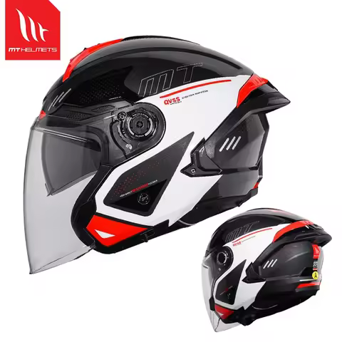 MT COSMO Motorcycle Helmet ECE DOT Certification Half Helmet Men Capacete Cascos Para Moto 3/4 Open 
