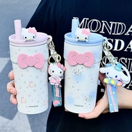AIMEIA6 Tumbler 500ml, Tumbler With Straw,Tumbler Tahan Sejuk Cute,316 Stainless Steel Bottle,Anti-L