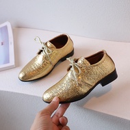 Boys Leather Shoes For Party Wedding Shows Cool Lace Up Classic