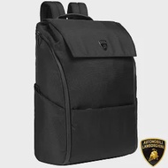 【Automobili Lamborghini】限量2折 頂級義大利運動後背包 全新專櫃展示品(黑色 LBZA00343T)