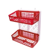 2-tier Multipurpose Plastic Shampoo Rack/Jolly Shampoo Rack/Toilet Soap Rack