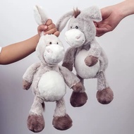 Little Donkey Doll Cow Soft Plushies Animal Long Ear Hanging Feet Donkey Animal Plush Toy Birthday G