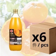 Ehime Beverage 愛媛蜜柑汁 1000ml x 6 [原箱優惠]