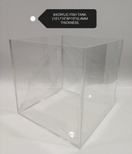 Acrylic Aquarium Tank Cube Fish Ikan Akuarium