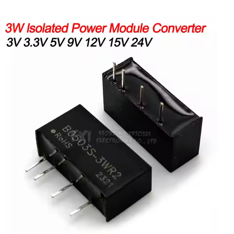 3W B0505S-3WR2 DIP4 SIP4 DC-DC regulated power supply module 12v to 5v brand New pumuddsy Isolating